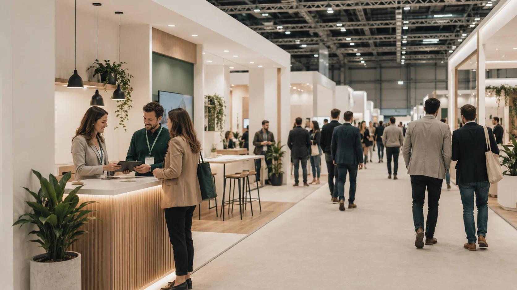 Trade show exhibition hall